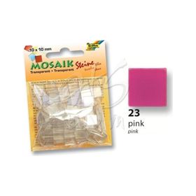 Folia 57223 Transparan 10x10 mm 190 Adet Pembe Mozaik
