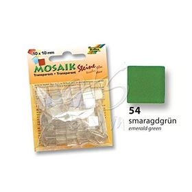 Folia 57254 Zümrüt Yeşil 10x10 mm 190 Adet Mozaik
