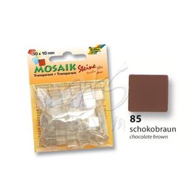Folia 57285 10x10 mm 190 Adet Kahverengi Transparan Mozaik