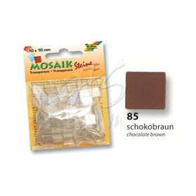 Folia 57285 10x10 mm 190 Adet Kahverengi Transparan Mozaik