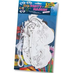 Folia 6 Çeşit Party Kağıt Maske