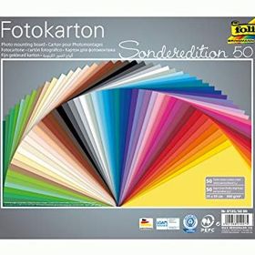 Folia 6125/5099 25 Renk 300 gr 25x35 cm 50 Tabaka Fon Kartonu