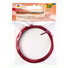 Folia 79620 Aluminyum 5 m Kırmızı Tel