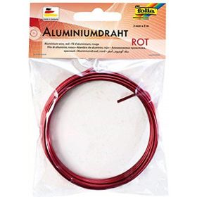 Folia 79620 Aluminyum 5 m Kırmızı Tel