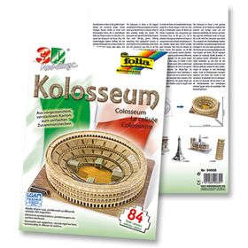Folia Colosseum / Roma 84 Parça 3D Maket Puzzle