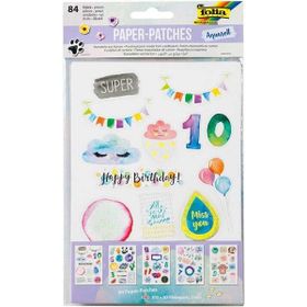 Folia Karton Set Aquarell Sticker