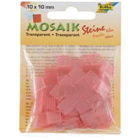 Folia Transparan 57226 10x10 mm 190 Adet Açık Pembe Mozaik