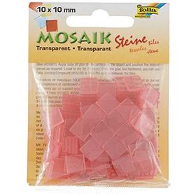 Folia Transparan 57226 10x10 mm 190 Adet Açık Pembe Mozaik