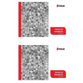 Folix 2-50 2 Nüsha Fotokopili 50 Yaprak 14x20 cm 2'lü Aparman Makbuzu