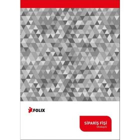 Folix 2/50 Sipariş Fişi Otokopili