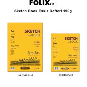 Folix Art Sketch Book 190 gr 50 Yaprak Eskiz Defteri