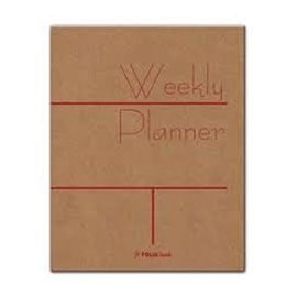 Folix Book 15.5x23 cm 54 Yaprak 2'li Haftalık Planlayıcı