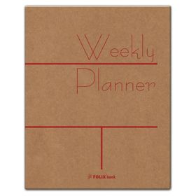Folix Book 15.5x23 cm 54 Yaprak Haftalık Planlayıcı
