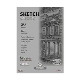 Folix Sahra 34.5x49.5 cm 50 Yaprak Ivory Tutkallı Kağıt Bloknot