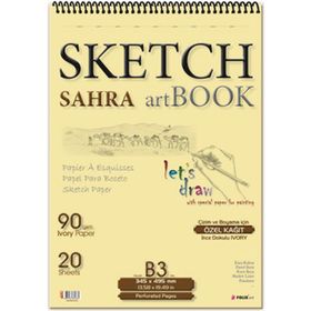 Folix Sketchbook Sahra B3 34,5x49,5 cm Spiralli Eskiz Defteri