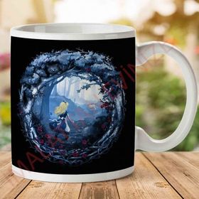 Follow the White Rabbit Alice in Wonderland Baskılı Kupa