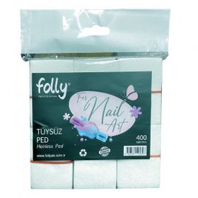 Folly 400'lü Protez Tırnak Tüysüz Ped