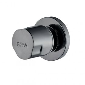 Foma 511VSP 1/2 İnci Siyah Ankastre Stop Valf