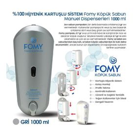 Fomy Gri 1000 ml Dispenser