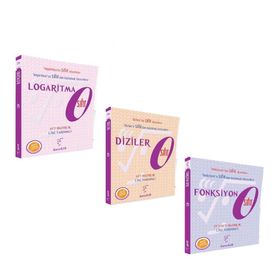 Fonksiyonlar Logaritma ve Diziler Sıfır Seti 3 Kitap - Karekök Yayınları