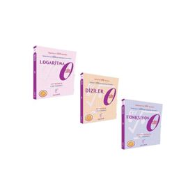 Fonksiyonlar Logaritma ve Diziler Sıfır Seti 3 Kitap - Karekök Yayınları