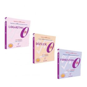 Fonksiyonlar Logaritma ve Diziler Sıfır Seti 3 Kitap - Karekök Yayınları