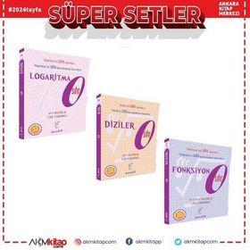 Fonksiyonlar Logaritma ve Diziler Sıfır Seti 3 Kitap - Karekök Yayınları