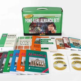 Fono İleri Almanca Seti 12 Kitap - 6 CD - Kollektif Heyet-Kurul-Komisyon Çetin Taş Mikail Bülbül