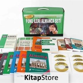 Fono İleri Almanca Seti 12 Kitap - 6 CD - Kollektif Heyet-Kurul-Komisyon Çetin Taş Mikail Bülbül