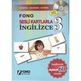 Fono Sesli Kartlarla İngilizce 3 Cd’li - Heyet-Kurul-Komisyon Yazar Belirtilmemiş