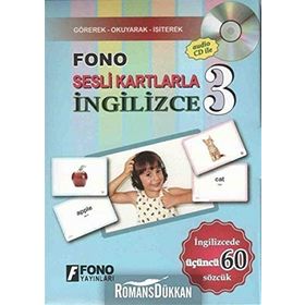 Fono Sesli Kartlarla İngilizce 3 Cd’li - Heyet-Kurul-Komisyon Yazar Belirtilmemiş