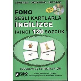 Fono Sesli Kartlarla İngilizce İkinci 120 Sözcük 2 CD - Heyet-Kurul-Komisyon