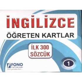 Fono Yayın İngilizce Öğreten Kartlar İlk 300 Sözcük