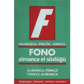 Fono Yayınları Almanca -Türkçe El Sözlüğü Şükrü Meriç