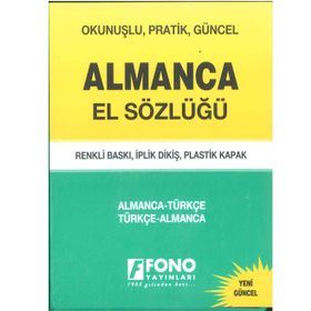 Fono Yayınları Almanca -Türkçe El Sözlüğü Şükrü Meriç