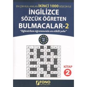 Fono Yayınları - İngilizce Sözcük Öğreten Bulmacalar 2