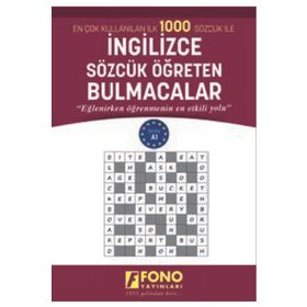 Fono Yayınları - İngilizce Sözcük Öğreten Bulmacalar