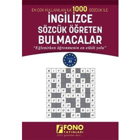 Fono Yayınları - İngilizce Sözcük Öğreten Bulmacalar