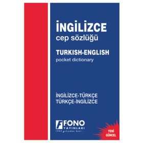 Fono Yayınları İngilizce / Türkçe - Türkçe / İngilizce Cep Sözlüğü
