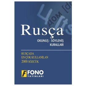 Fono Yayınları Rusça Okunuş-Söyleniş Kuralları