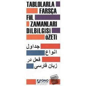 Fono Yayınları - Tablolarla Farsça Fiil Zamanları Dilbilgisi Özeti