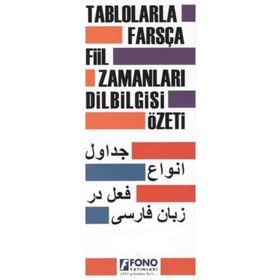 Fono Yayınları - Tablolarla Farsça Fiil Zamanları Dilbilgisi Özeti