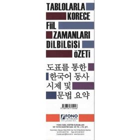 Fono Yayınları - Tablolarla Korece Fiil Zamanları Dilbilgisi Özeti