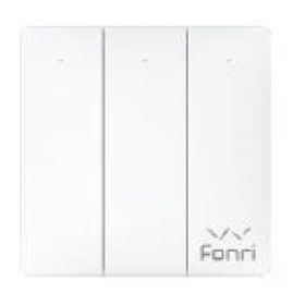 Fonri WF3-EL3-0203-03 Wi-Fi 3'lü Duvar Anahtarı