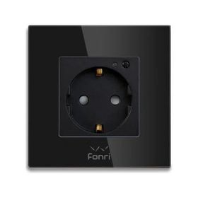 Fonri WF3-EL3-0401-04 Akıllı Siyah Duvar Prizi