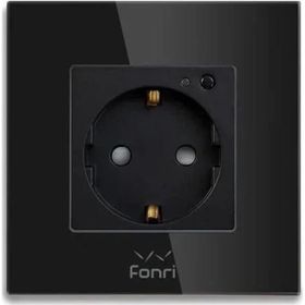 Fonri WF3-EL3-0401-04 Akıllı Siyah Duvar Prizi
