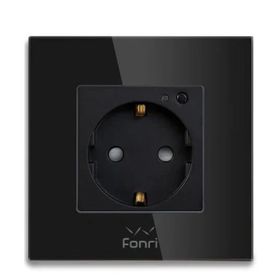 Fonri WF3-EL3-0401-04 Akıllı Siyah Duvar Prizi