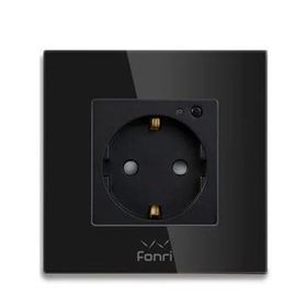 Fonri WF3-EL3-0401-04 Akıllı Siyah Duvar Prizi
