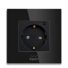 Fonri WF3-EL3-0401-04 Akıllı Siyah Duvar Prizi