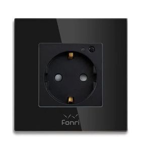 Fonri WF3-EL3-0401-04 Akıllı Siyah Duvar Prizi
